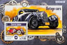 Sierra Leone 2015 Vintage Cars, Mint NH, Transport - Automobiles - Voitures