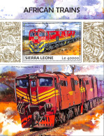 Sierra Leone 2017 African Trains, Mint NH, Transport - Railways - Trenes