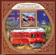 Sierra Leone 2017 The First Solar Train, Mint NH, History - Nature - Transport - Flags - Birds - Railways - Eisenbahnen