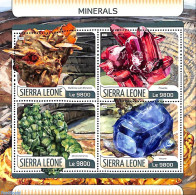 Sierra Leone 2017 Minerals, Mint NH, History - Geology - Andere & Zonder Classificatie