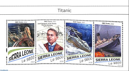 Sierra Leone 2018 Titanic, Mint NH, Transport - Ships And Boats - Titanic - Barche