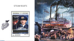 Sierra Leone 2018 Steamboats, Mint NH, Transport - Ships And Boats - Schiffe