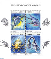 Sierra Leone 2018 Prehistoric Water Animals, Mint NH, Nature - Fish - Prehistoric Animals - Pesci