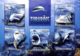 Guinea Bissau 2013 Sharks, Mint NH, Nature - Sharks - Guinée-Bissau