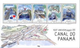 Guinea Bissau 2014 Panama Canal, Mint NH, Transport - Ships And Boats - Schiffe