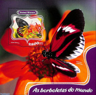 Guinea Bissau 2014 Butterflies, Mint NH, Nature - Butterflies - Flowers & Plants - Guinea-Bissau