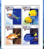 Guinea Bissau 2014 Fishes, Mint NH, Nature - Fish - Poissons