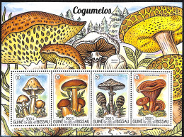 Guinea Bissau 2015 Mushrooms, Mint NH, Nature - Mushrooms - Funghi