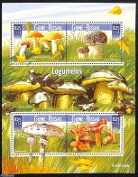 Guinea Bissau 2015 Mushrooms, Mint NH, Nature - Mushrooms - Champignons