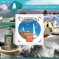 Guinea Bissau 2015 Lighthouses, Mint NH, Nature - Various - Birds - Lighthouses & Safety At Sea - Fari