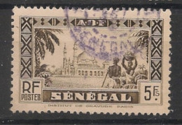 SENEGAL - 1935 - N°YT. 135 - Mosquée De Djourbel 5f Brun-gris - Oblitéré / Used - Oblitérés