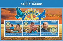 Guinea, Republic 2013 Paul P.Harris, Mint NH, Health - Various - Rotary - Rotary, Club Leones