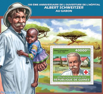 Guinea, Republic 2013 Albert Schweitzer, Mint NH, Health - Red Cross - Rotes Kreuz
