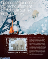 Guinea, Republic 2014 Global Warming, Mint NH, Nature - Bears - Autres & Non Classés
