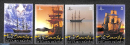 Pitcairn Islands 2012 Bounty 4v, Mint NH, Transport - Ships And Boats - Ships