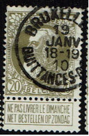 75  Obl   BXL (Quittances-Dépôts) - 1905 Grosse Barbe