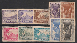 SENEGAL - 1939-40 - N°YT. 160 à 169 - Série Complète - Oblitéré / Used - Oblitérés