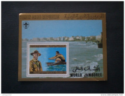 1980 World Scout Jamboree MNH SHEET N.1617 BLOCK 201 CAT. MICHEL MUCH MUCH RARE !! - Yémen