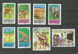 HAUTE-VOLTA N°488 à 495 Cote 4.70€ - Upper Volta (1958-1984)