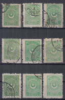 Turkey / Türkei 1923 ⁕ Star & Crescent 1 1/2 Pia. Mi.810 ⁕ 9v Used - Shades - Usati