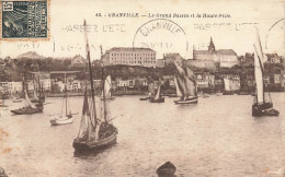 CPA Granville-Le Grand Bassin Et La Haute Ville-43-Timbre      L2876 - Granville