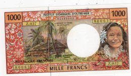 Billet De 1000 FRANCS Institut D'émission D'outre Mer  . Z . 037     NEUF - 20 F 1942-1950 ''Pêcheur''