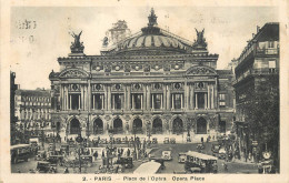 Postcard France Paris Opera Place - Altri Monumenti, Edifici