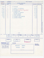 Facture Du 23 Mars 1965 à En-tête De ROUSSEL & Cie à Grenoble Isère 38 Vente En Gros Grossiste En Biscuits-confiserie - Alimentos