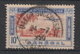 SENEGAL - 1942 - Poste Aérienne PA N°YT. 27 - Avion 10f Outremer Et Carmin - Oblitéré / Used - Usati