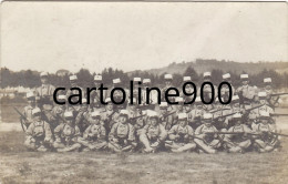 Militare Cartolina Foto Gruppo Militari Ricordo Primi 900 (f.piccolo7v.retro) - Autres & Non Classés