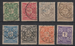 SENEGAL - 1915 - Taxe TT N°YT. 12 à 19 - Série Complète - Oblitéré / Used - Usados