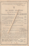 Priester, Prêtre, Abbé, Joannes Van Orshoven, Nieuwrode, Mechelen, Nieuwenrode, Tollembeek, Herfelingen, Engien, Edingen - Imágenes Religiosas