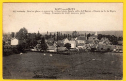 CPA RIGNY Sur ARROUX Vue Générale 1921 - Vache - Altri & Non Classificati