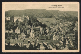 AK Stolberg, Gesamtansicht Mit Schloss  - Stolberg (Harz)
