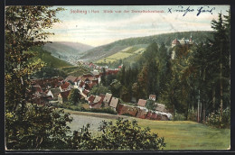 AK Stolberg, Blick Von Der Dornröschenbank  - Stolberg (Harz)