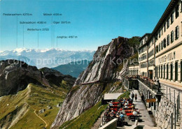 13232868 Kriens Berghotel Pilatus Kulm Fernsicht Alpenpanorama Berner Alpen Krie - Other & Unclassified