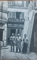 GUIMIER BOIS MOULURES CONTREPLAQUÉ 42 RUE DE BONDY PARIS  MAGASIN DEVANTURE CARTE PHOTO - Paris (10)