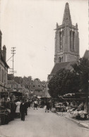 CREIL - CPSM : Emplacement Provisoire Du Marché - Quartier De L'église - Creil