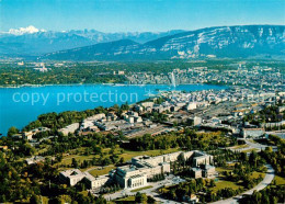 13230970 Geneve GE Palais Des Nations Lac Leman Et Le Mont Blanc Alpes Vue Aérie - Autres & Non Classés
