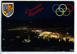 CPSM 10.5 X 15  CHAMROUSSE Olympique Jeux Olympiques D'Hiver De Grenoble 1968  Olympic Games - Chamrousse