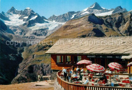 13224202 Zermatt VS Restaurant Sunnegga Obergabelhorn Wellenkuppe Zinalrothorn G - Autres & Non Classés