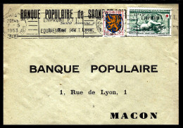 LETTRE DE PARIS - 1953 - AFFRANCHISSEMENT CROIX-ROUGE -  - 1921-1960: Période Moderne