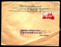 LETTRE DE STRASBOURG - 1950 - POUR BISCHWILLER - 1921-1960: Periodo Moderno