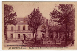 La Courtine Camp La Mairie Monument Aux Morts - La Courtine