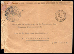GENDARMERIE DE L'AIR - 1946 - BRIGADE DE LA BASE DE STRASBOURG -  - Politie En Rijkswacht
