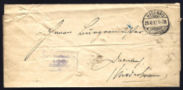 LETTRE DE HAGUENAU - HAGENAU (ELSASS) 1892 - POUR NIEDERBRONN -  - Storia Postale