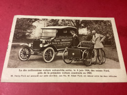 FORD.Automobiles   4 Juin 2924 - Voitures De Tourisme