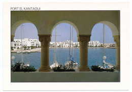 CPSM / CPM 10.5 X 15 Tunisie  PORT EL KANTAOUI   Voiliers Port Arcade - Tunisie