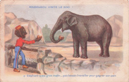 ROUDOUDOU Visite Le Zoo . Elephant Gros Malin.. Illustration Raoul GUINOT . - Autres & Non Classés