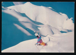 Carton 10.5 X 15  Sport SKI (23) "Ski-Sun-Snow" Monoski Neige Poudreuse Hors Piste Photographe D. Givois - Winter Sports